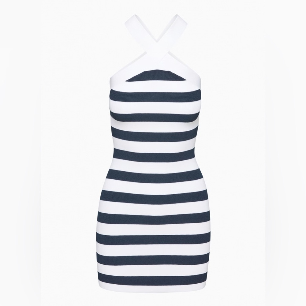 Artizia Babylon Sculpt Knit Blue Bodycon Dress